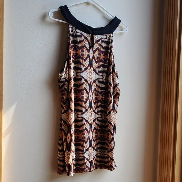 a.n.a Woman Animal Print Halter Tank Top Size 1X - Picture 11 of 16